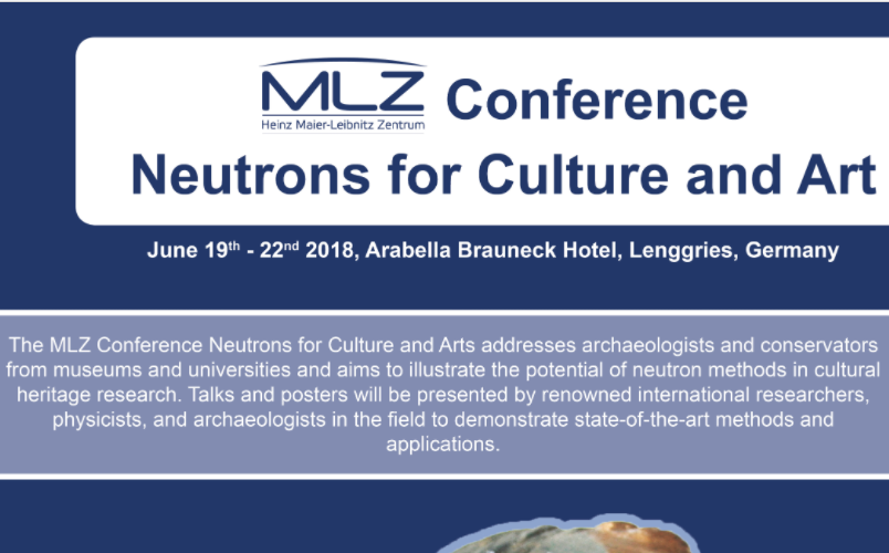 MLZ Conference – Neutrons for Culture and Arts: call